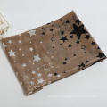 Новый тип большого размера Brandnew шарф шарфа звезды Voile, коричневый шарф повелительницы, шарф полиэфира (PP035L)